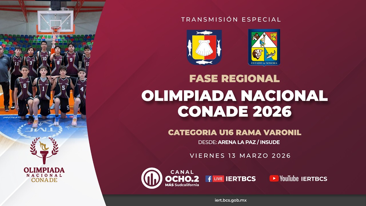 Olimpiada Nacional CONADE 2026 - 13 de marzo 2026.