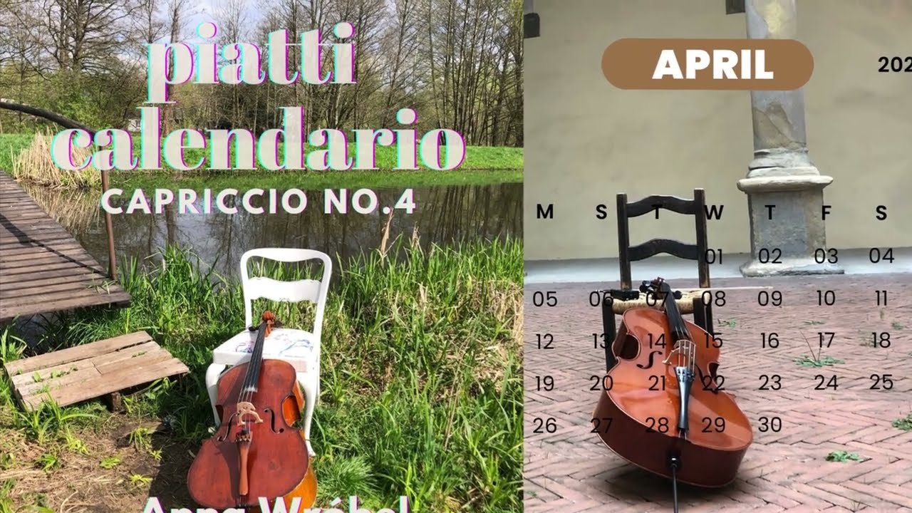 Piatti Calendario 2022, April, Anna Wróbel - cello, live