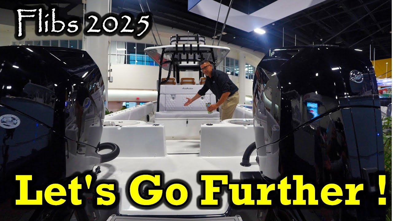 Ещё один шедевр Flibs 2025! Катамаран SeaHunter 32 CTS (Fort Lauderdale Boat Show 2025)