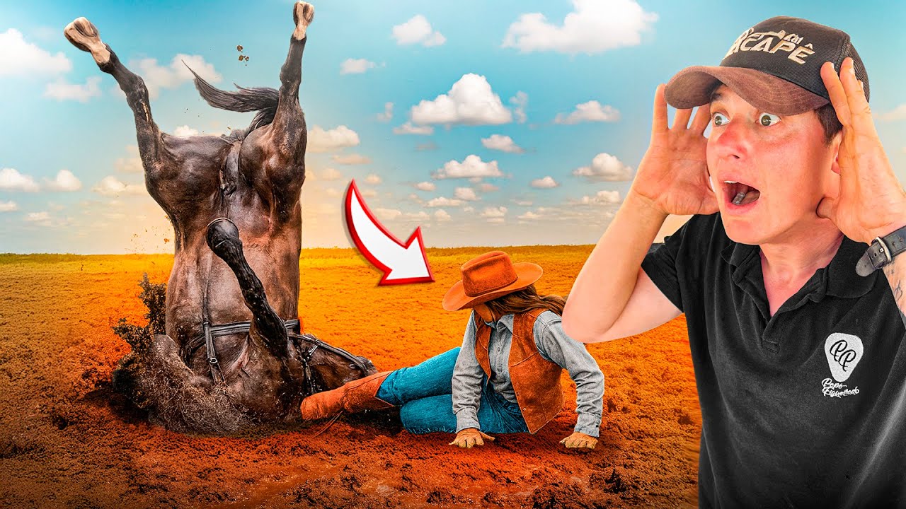 A Amazona CAIU do CAVALO 😱