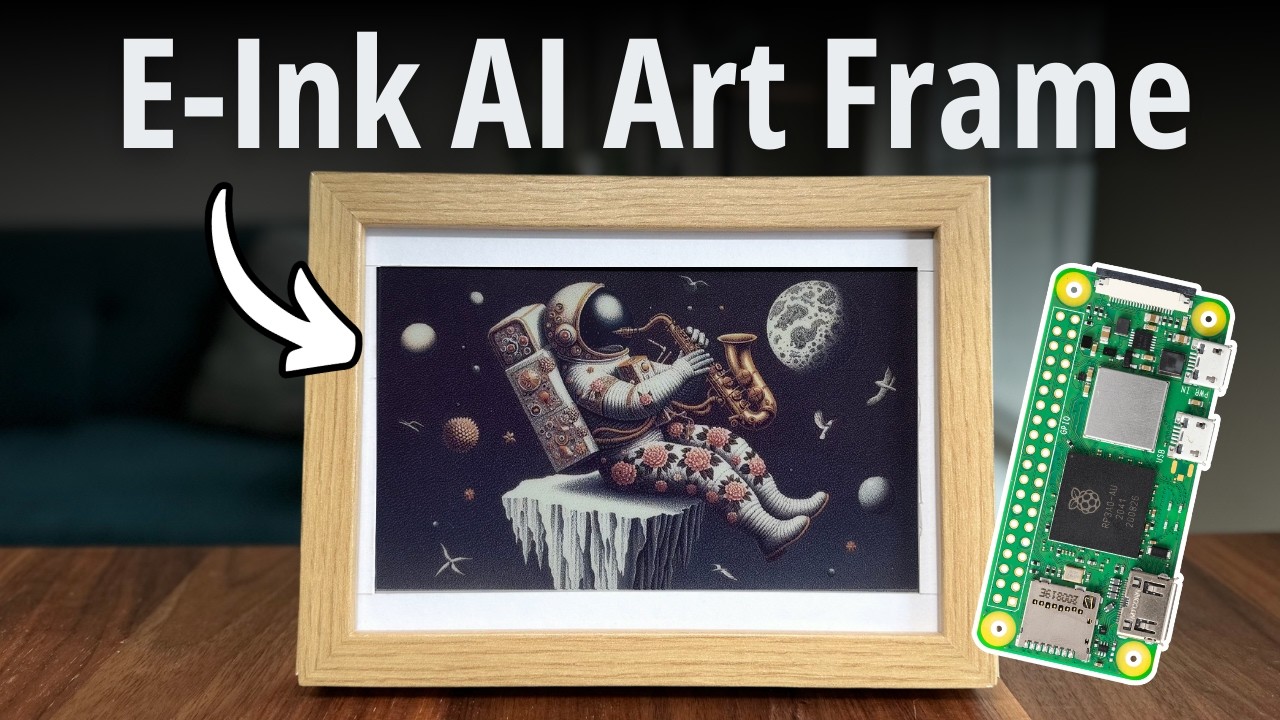 I built an AI Powered E-Ink Display