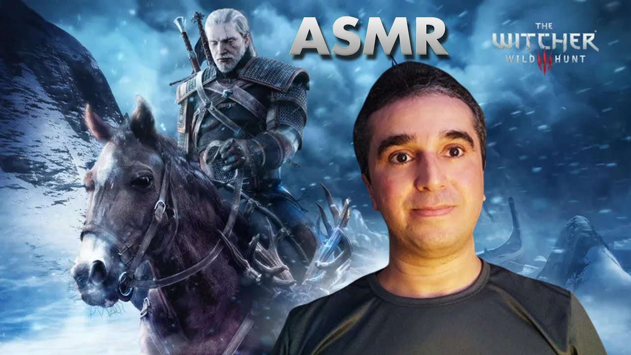 ASMR - GAMEPLAY - THE WITCHER 3 COM SUSSURROS E CONVERSANDO COM VOCE PARA RELAXAR