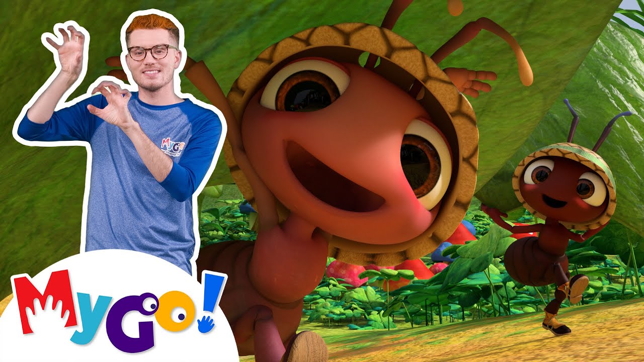The Ants Go Marching + MORE! | @CoComelon Sign Language | MyGo! Sign Language For Kids | ASL
