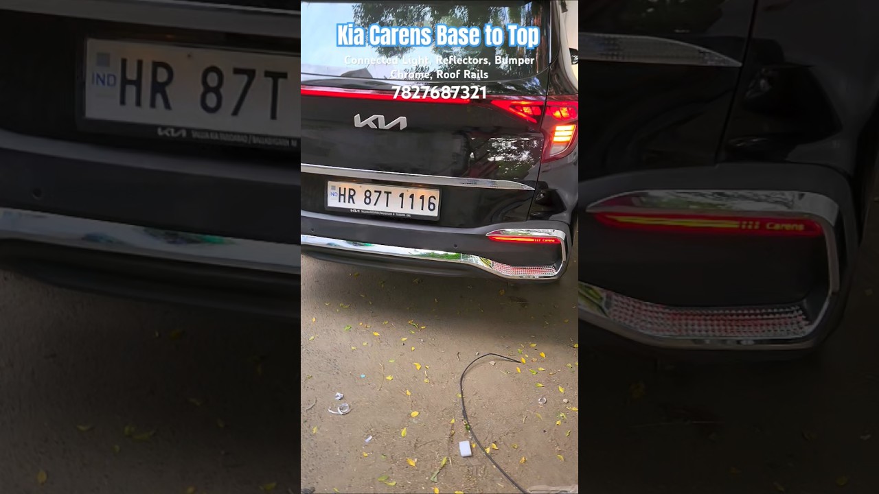 Kia Carens 2025 Premium Optional Base to Top Mods | GT Style Tail Light, Roof Rails, Chrome Bumper