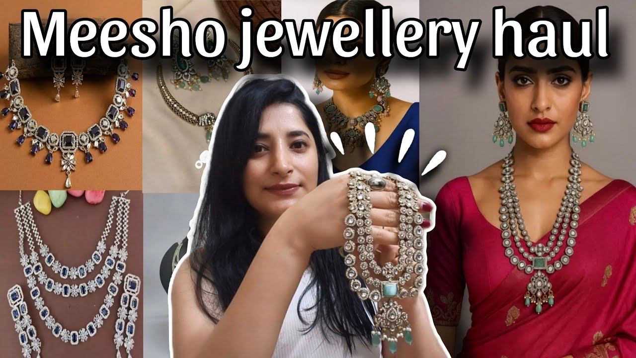 MEESHO Jewellery haul 🥰💕||Meesho ad jewellery haul,honest review #meeshohauls