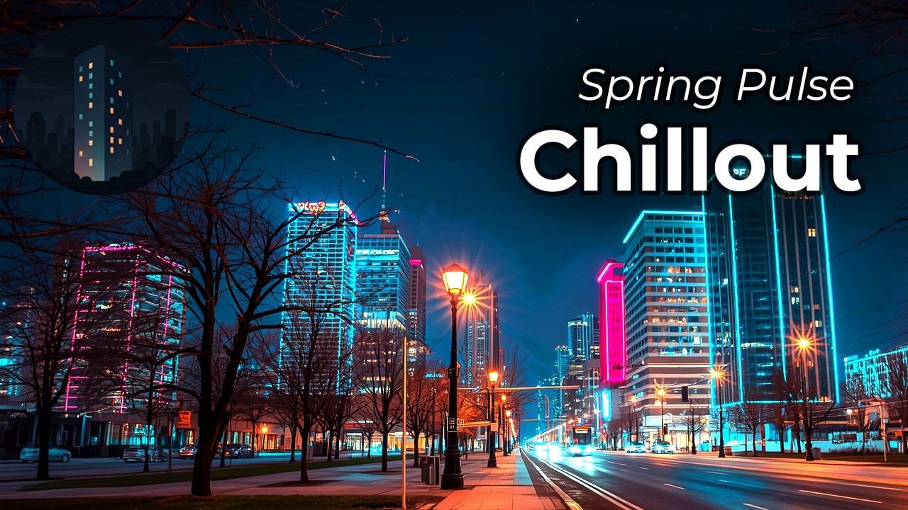 Spring Pulse at Night City 🌳🌃 | Joyful Chillout for Work & Chill