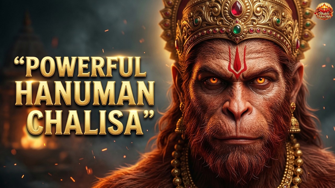 Powerful Hanuman Chalisa | Most Powerful Bhajan | Sankat Mochan Hanuman Chalisa | Bhakti Song