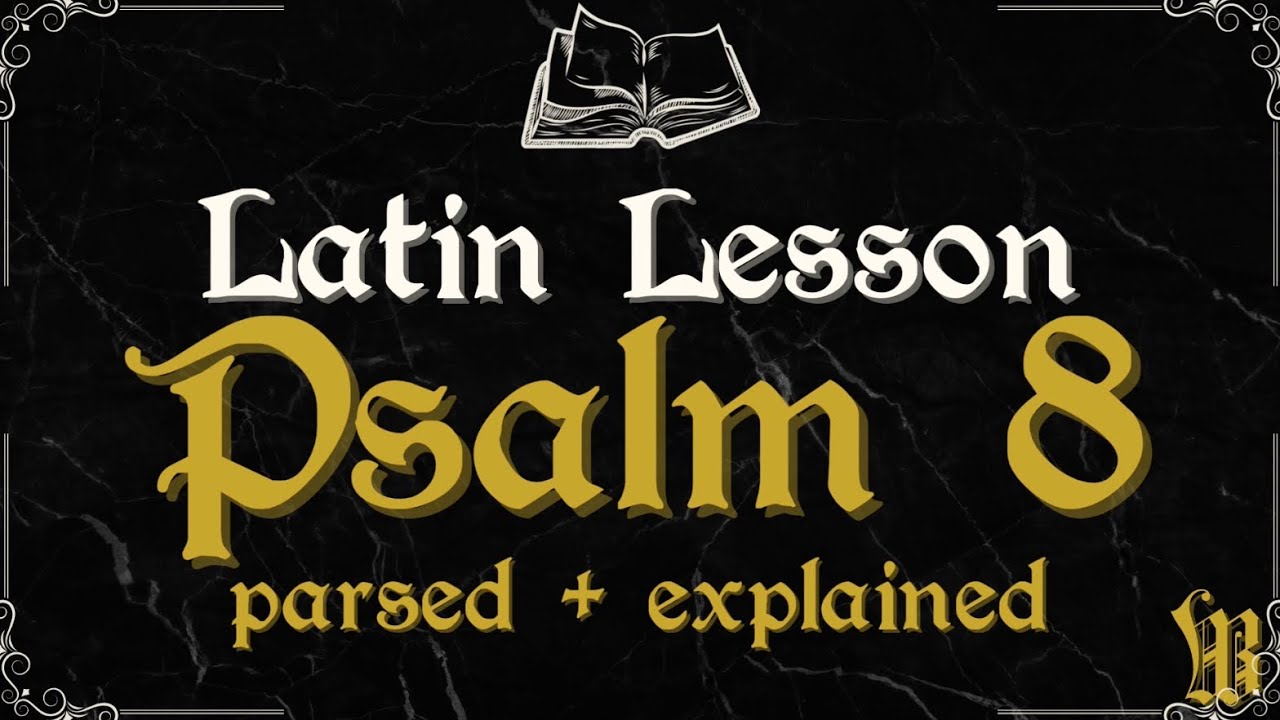 Psalm 8: Latin Vulgate Bible Lesson