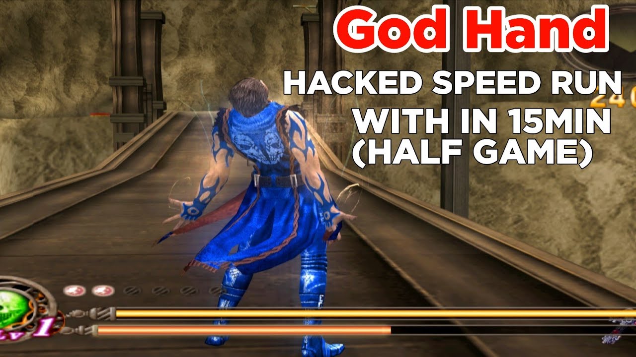 God Hand Hacked Speed Run 15 Minutes (Half Game)