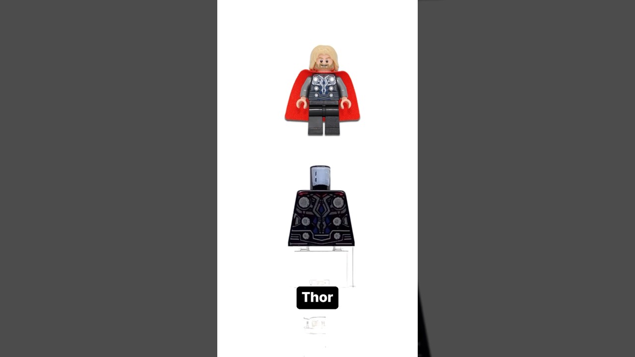 How To Upgrade Your LEGO Thor Minifigure! #shorts