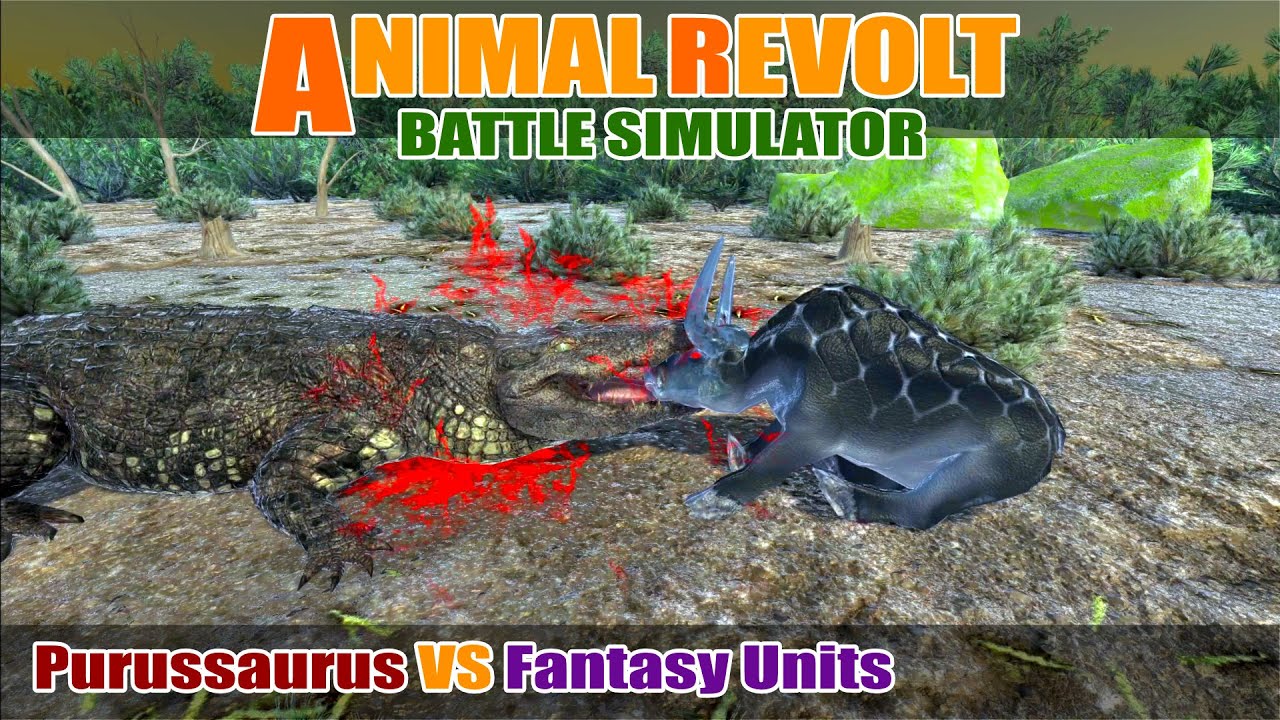 Purussaurus vs Fantasy Units - Animal Revolt Battle Simulator