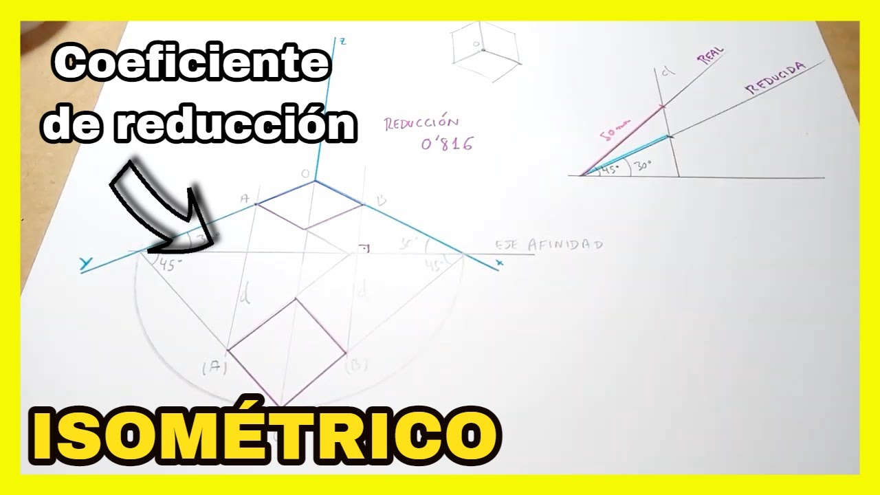 ISOMÉTRICO - ¿Cómo aplicar reducción isométrica❓🤔