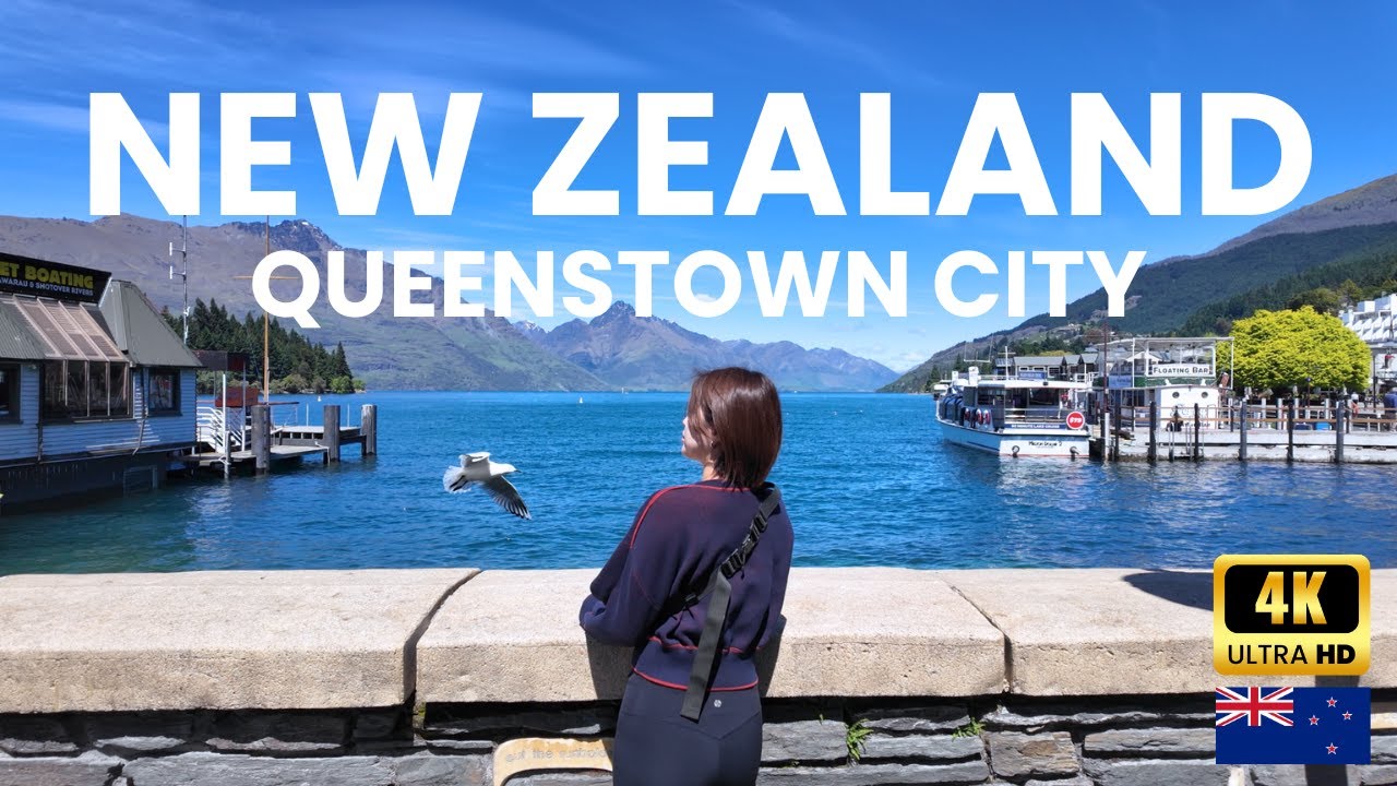 Queenstown New Zealand 4K Walking Tour | City Sights, Lakefront Views & Famous Food Spots ASMR