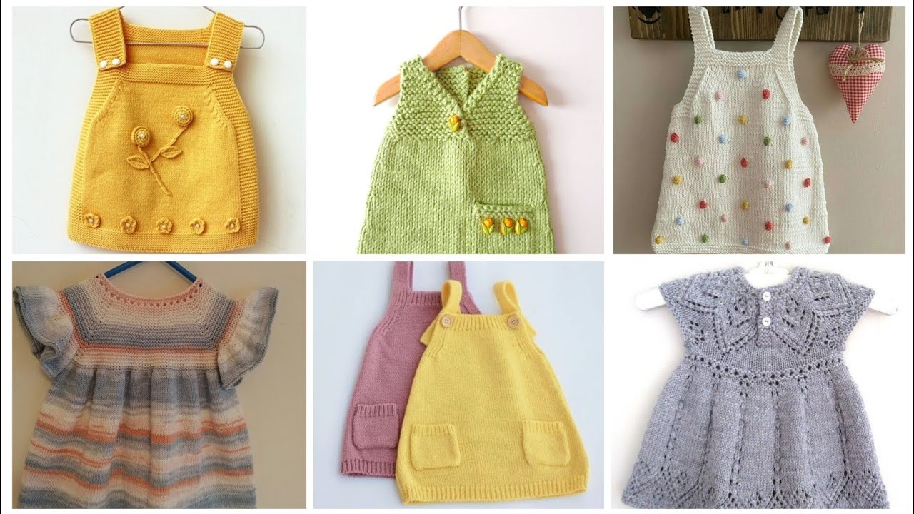 💖🧶 Bebekler İçin Rüya Gibi Elbiseler | Kolay ve Şık Örgü Modeller