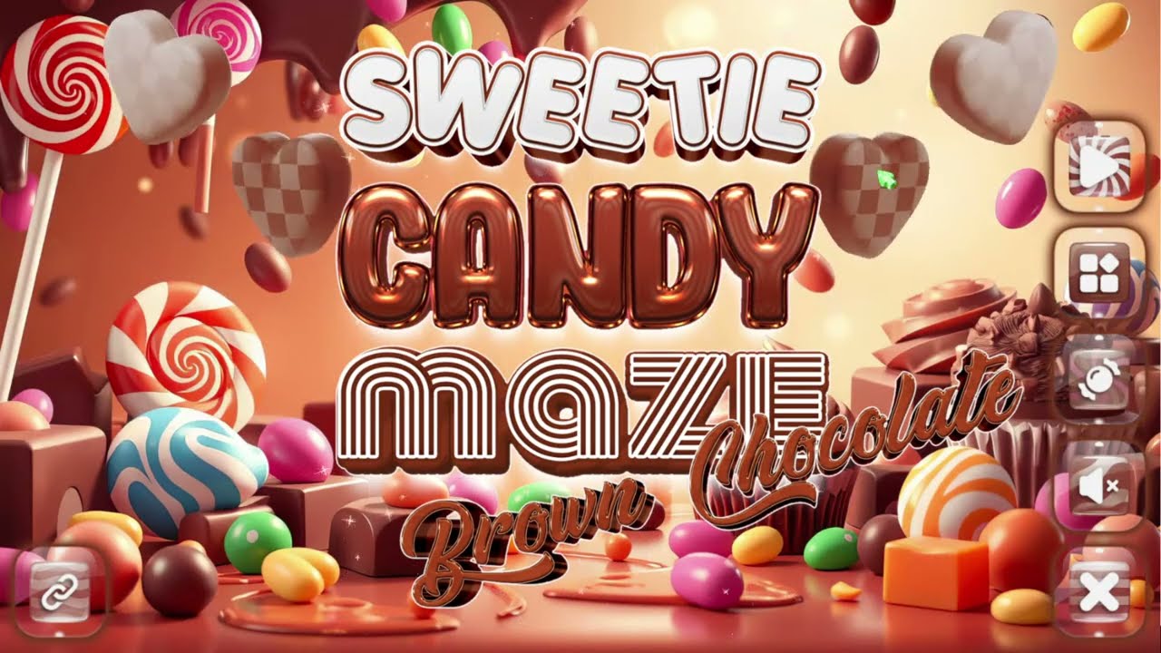 Sweetie Candy Maze Brown Chocolate [ПК] Полное Прохождение [Без Комментариев]