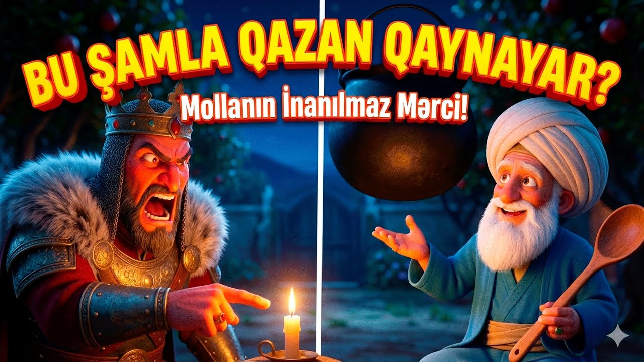 Molla Nəsrəddin Teymur Ləngə ŞAM işığında plov bişirdi! 😂 | Gülməli Videolar