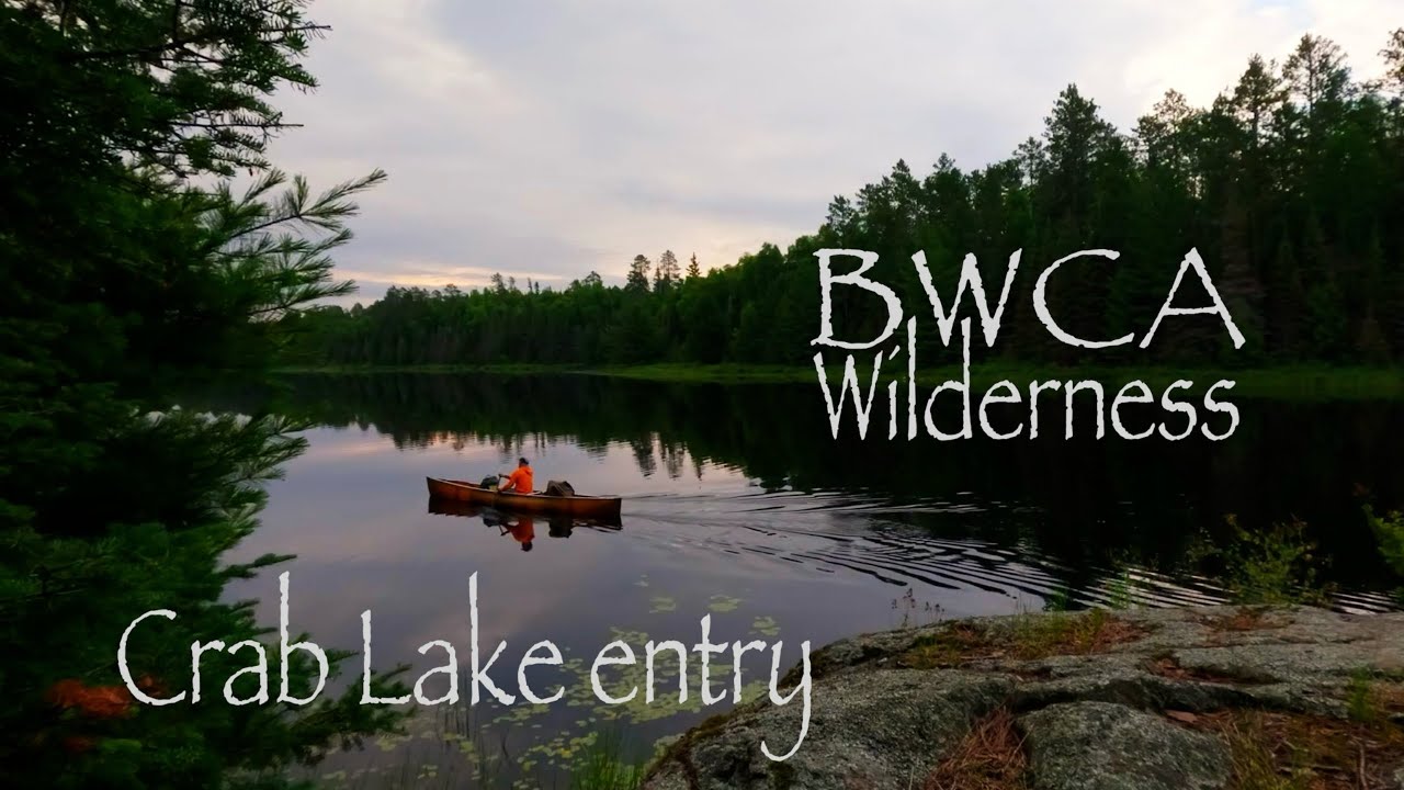 Solo summer canoe trip in the BWCA Wilderness 2025, Crab and Cummings Lake entry.