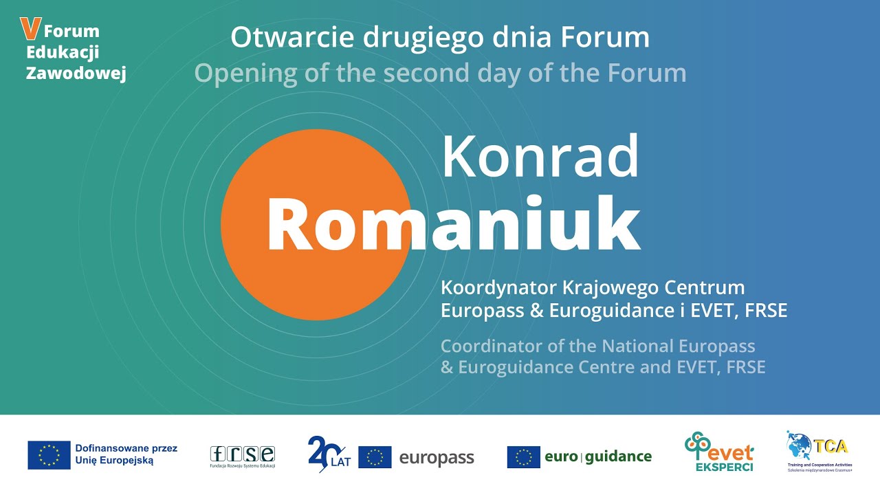 V Forum of Vocational Education Europass and Euroguidance | Opening of the Forum | 5 December 2025