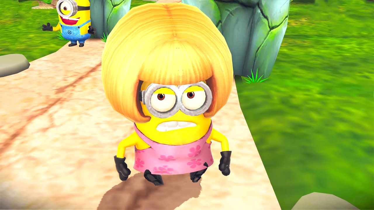 Minions PC game Minion rush Mom minion Near miss an obstacle 55 times at The Volcano | EPISODE 107