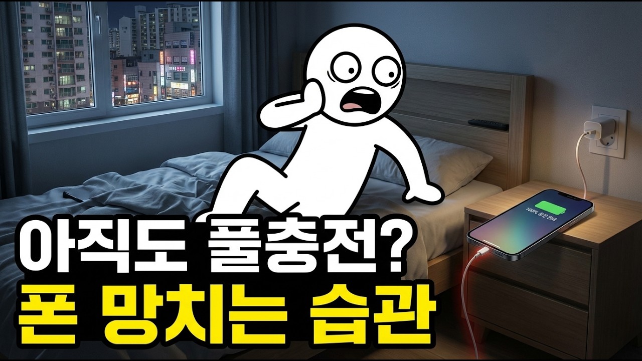 스마트폰 배터리, 100% 충전하면 안 된다? 오래 쓰는 진짜 방법 3가지