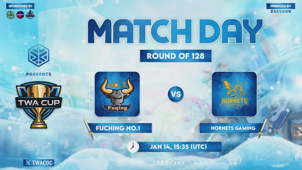 Fchiing.no1 vs hornets gaming (round of 128) twa tournament