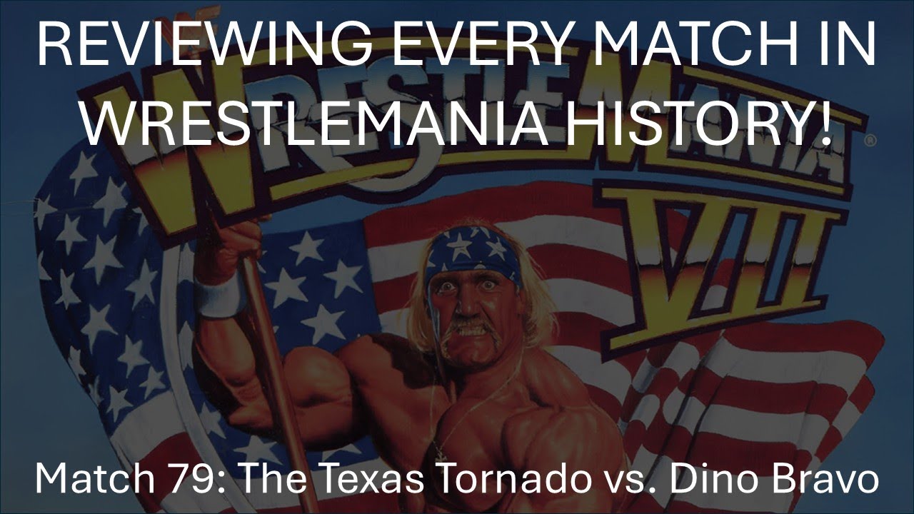 Reviewing Every Match In WrestleMania History 79: Texas Tornado vs. Dino Bravo (WM7)