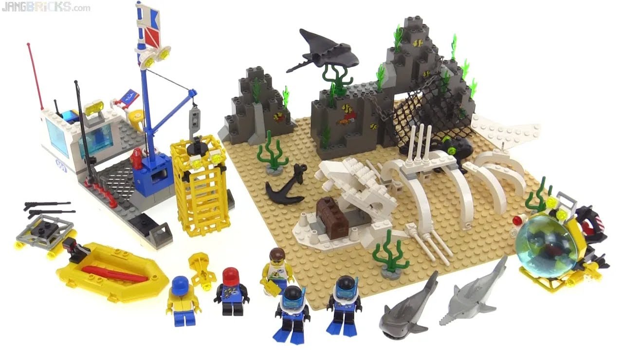 🔄 LEGO Town 1997 Deep Sea Bounty review! Town set 6559 re upload