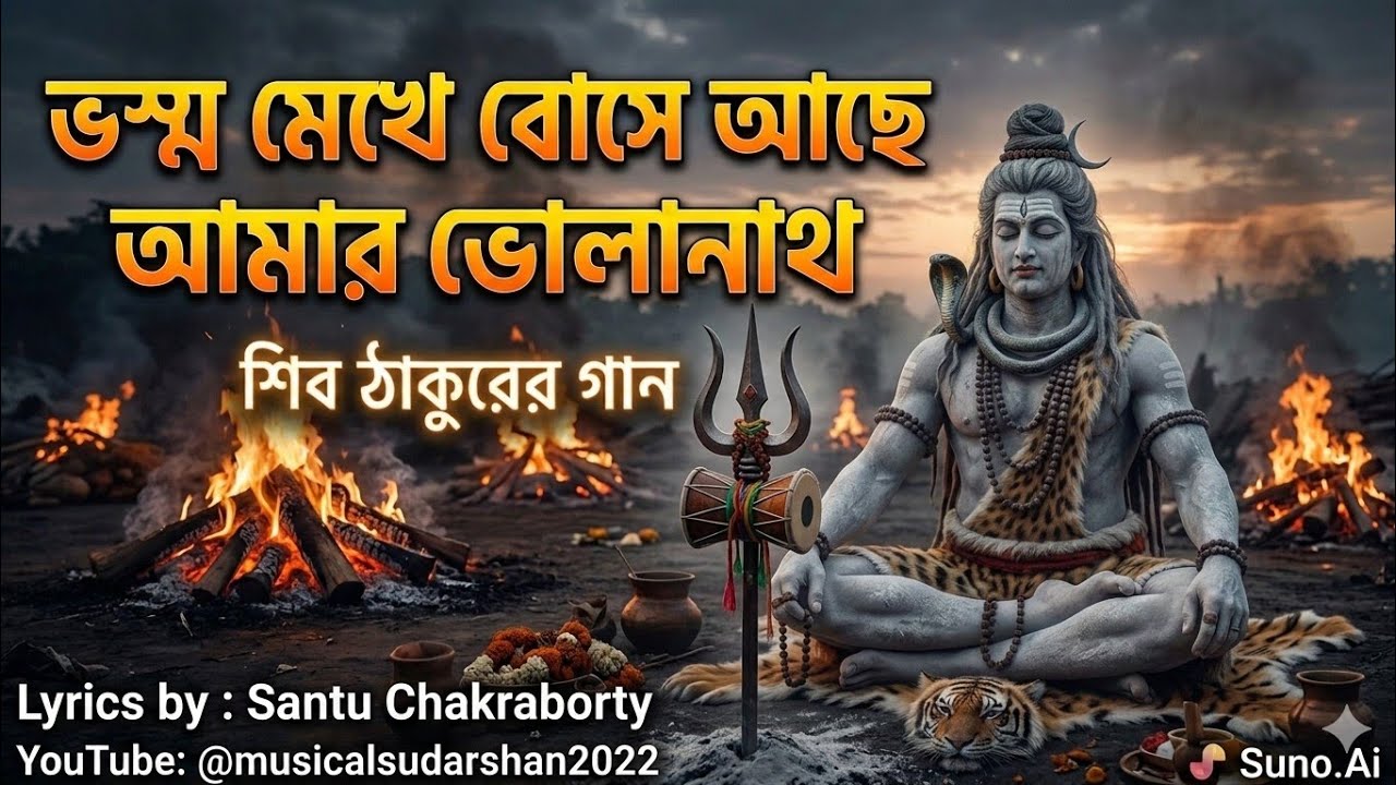 ভস্ম মেখে বসে আছে ,আমার ভোলানাথ |Amar Bholanath |  শিব ঠাকুরের গান 2026 | @MusicalSudarshan2022