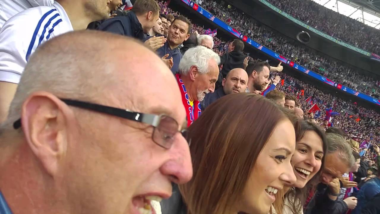 JASON PUNCHEON FA CUP GOAL WEMBLEY. C.PALACE V MAN U.