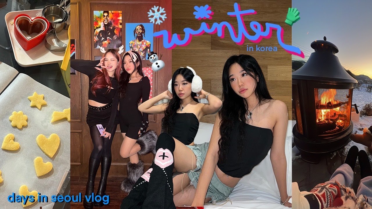 winter in korea: cute cafes, snowy days, mini celebrations ❄️