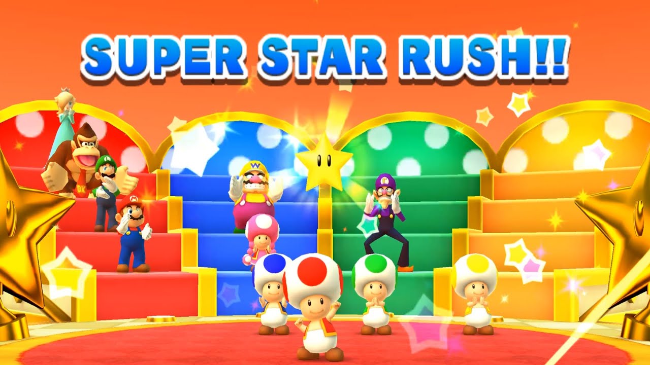 Mario Party Star Rush Toad Scramble World 3-3