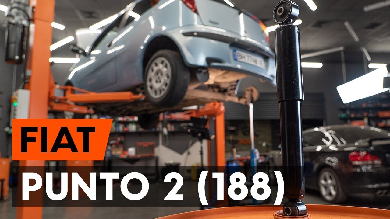 Wie FIAT PUNTO 2 (188) Stoßdämpfer hinten wechseln [AUTODOC TUTORIAL]