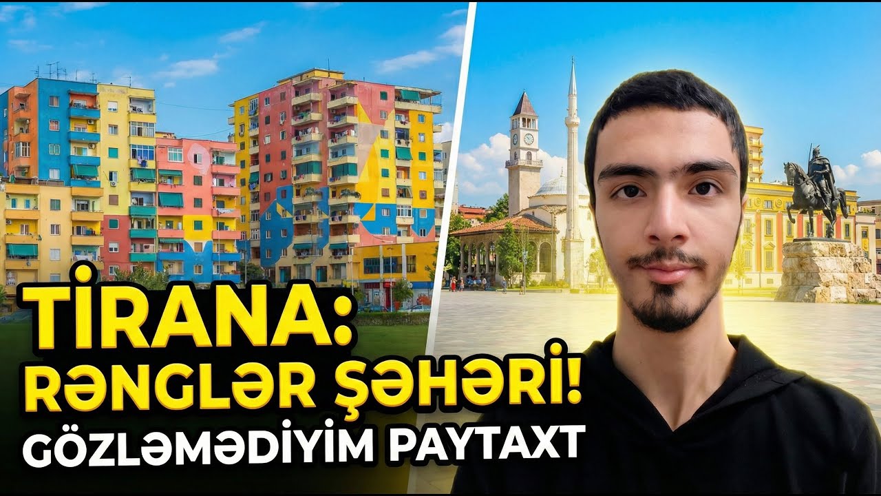GÖZLƏMƏDİYİM PAYTAXT (Tirana) - Albaniya Gəzintisi - Vlog #10