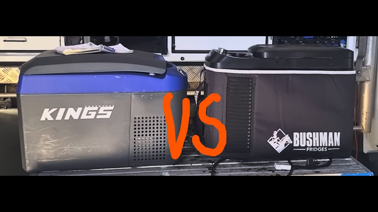 Bushmans vs Kings 15lt fridge comparison. Fossils 4x4 Adventures.