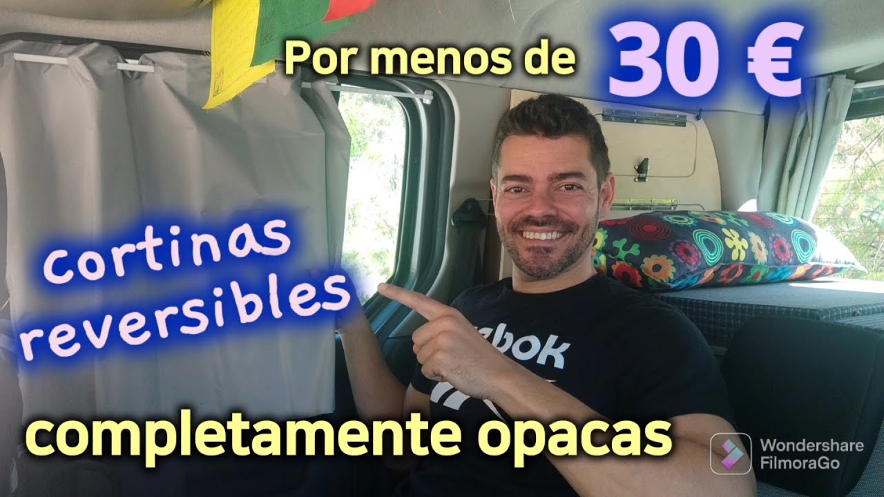 Haz tus propias cortinas! Económico, reflectantes y por menos de 30€ toda la furgo! 🚙