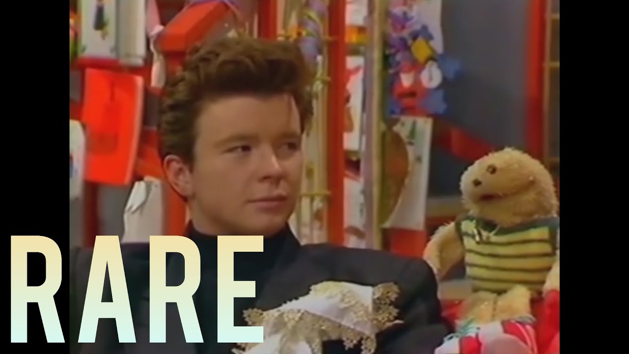 Rick Astley on Going Live Christmas (19/12/87) (Rare)