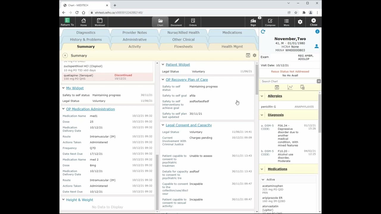 Web Ambulatory - Navigating Client's Chart Part 1