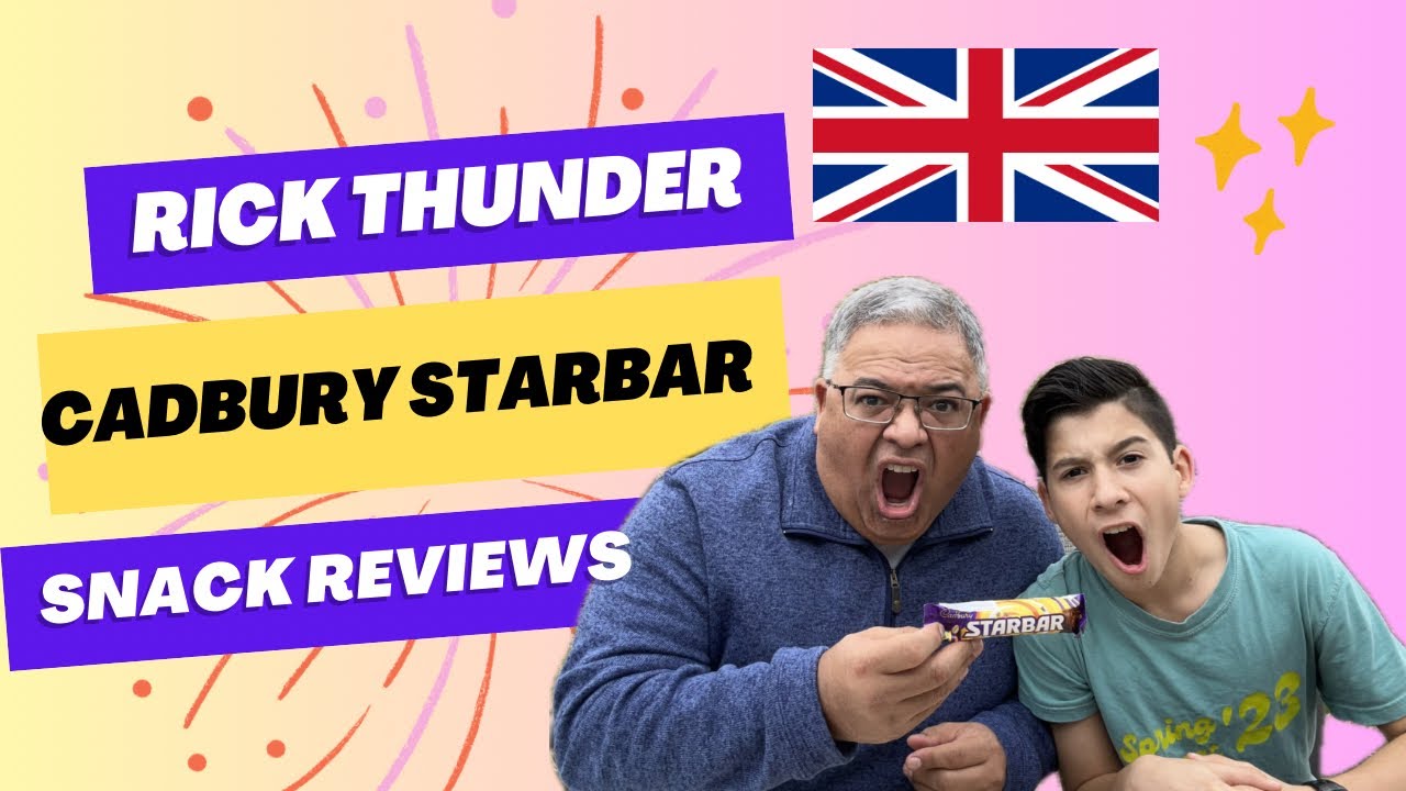 Americans Try British Starbar | 🇬🇧Cadbury Starbar | Snack Review