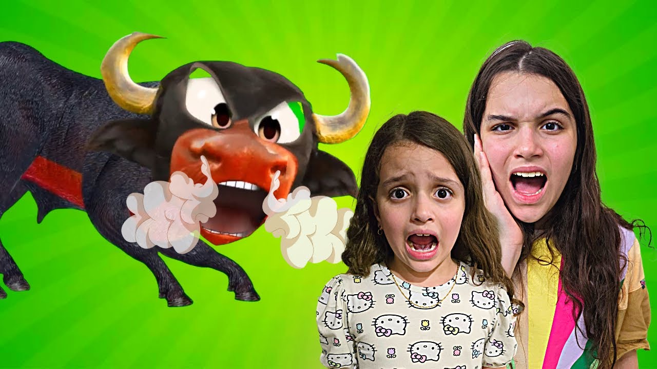 Marina e Elisa e o Boi da Cara Preta em uma História Engraçada Infantil!