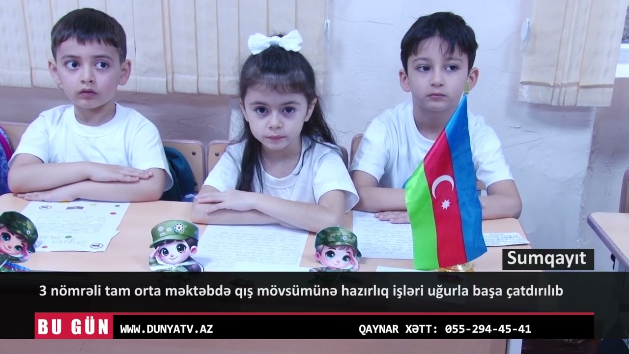 3 nömrəli tam orta məktəbdə qış mövsümünə hazırlıq işləri uğurla başa çatdırılıb