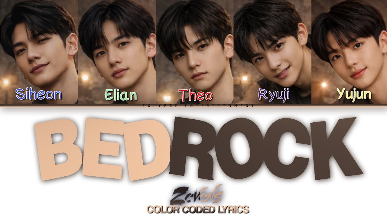 ZEVENS (제벤스) 'Bedrock' (Color coded lyrics|AI K-pop song)
