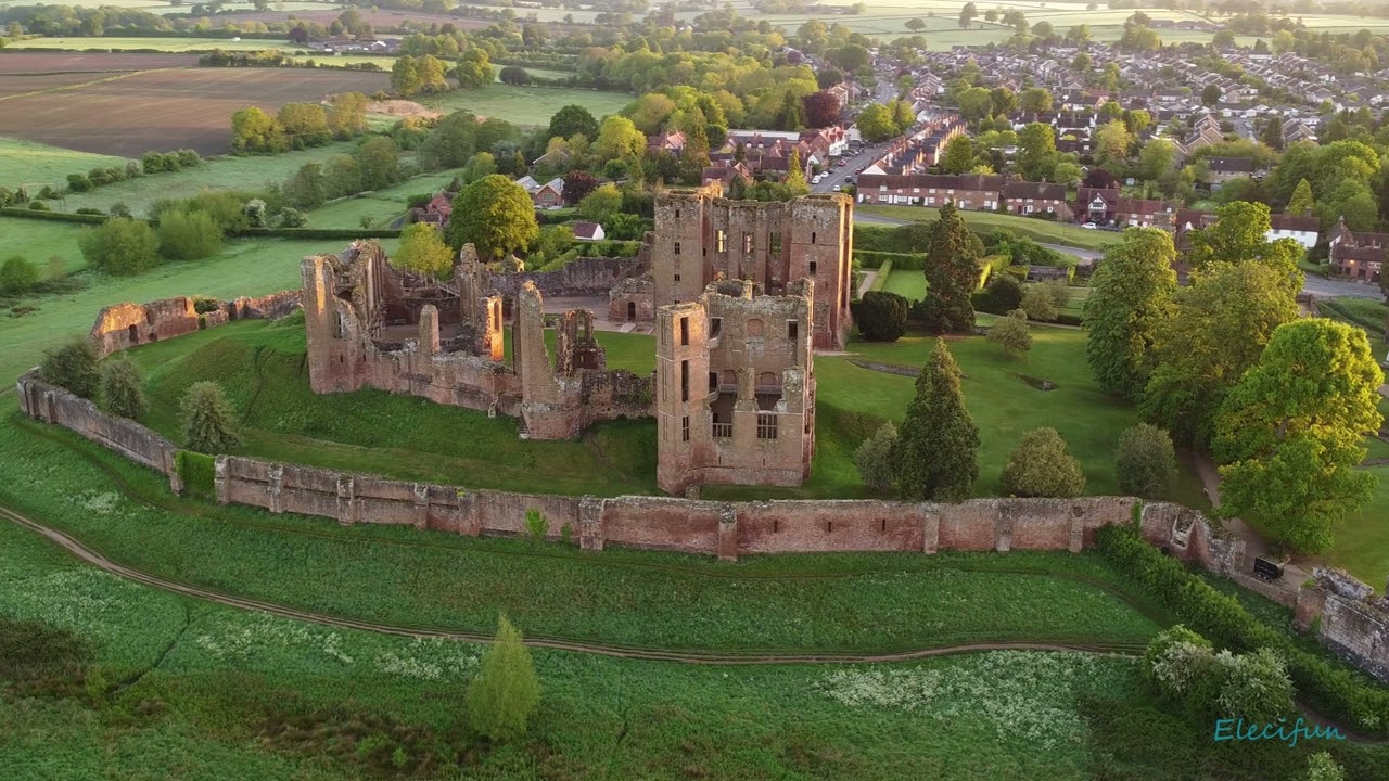 Kenilworth Castle Perimeter @Sunrise DJI Mini 2