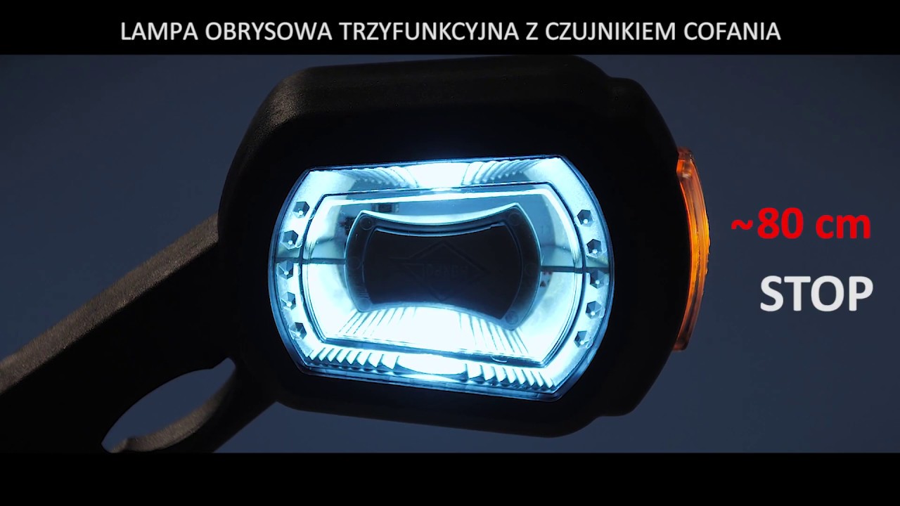 LAMPA Z CZUJNIKIEM COFANIA