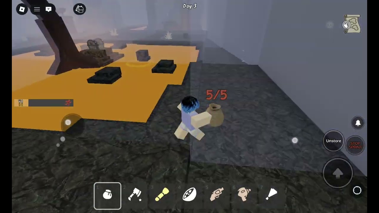Playing 99 nights in the forest new update sorry for lag