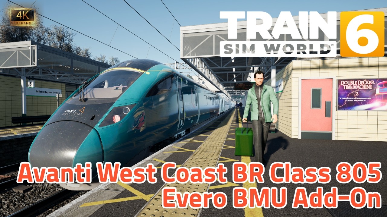 TrainSimWorld6 New! DLC Avanti West Coast BR Class 805 Evero BMU Add-On