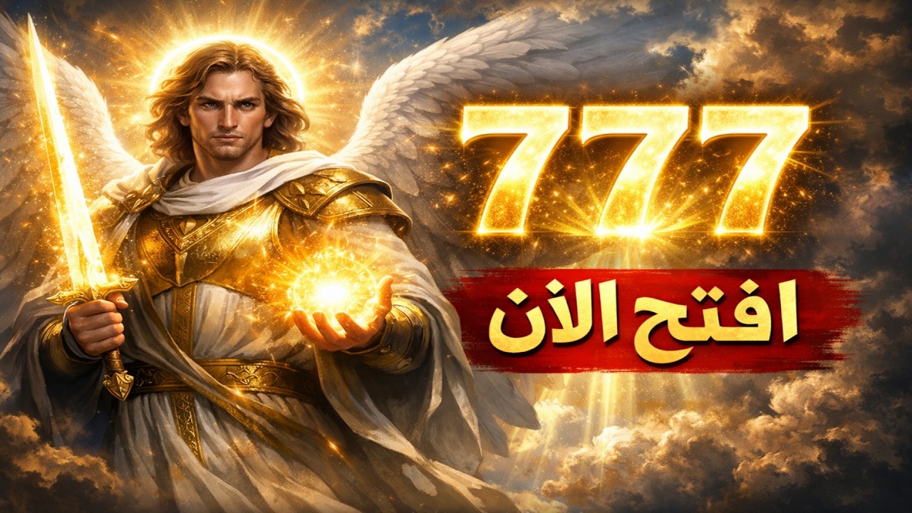 رئيس الملائكة رافائيل يرسل لك طاقة الشفاء 777. ضع يدك على مكان الألم وافتح الفيديو