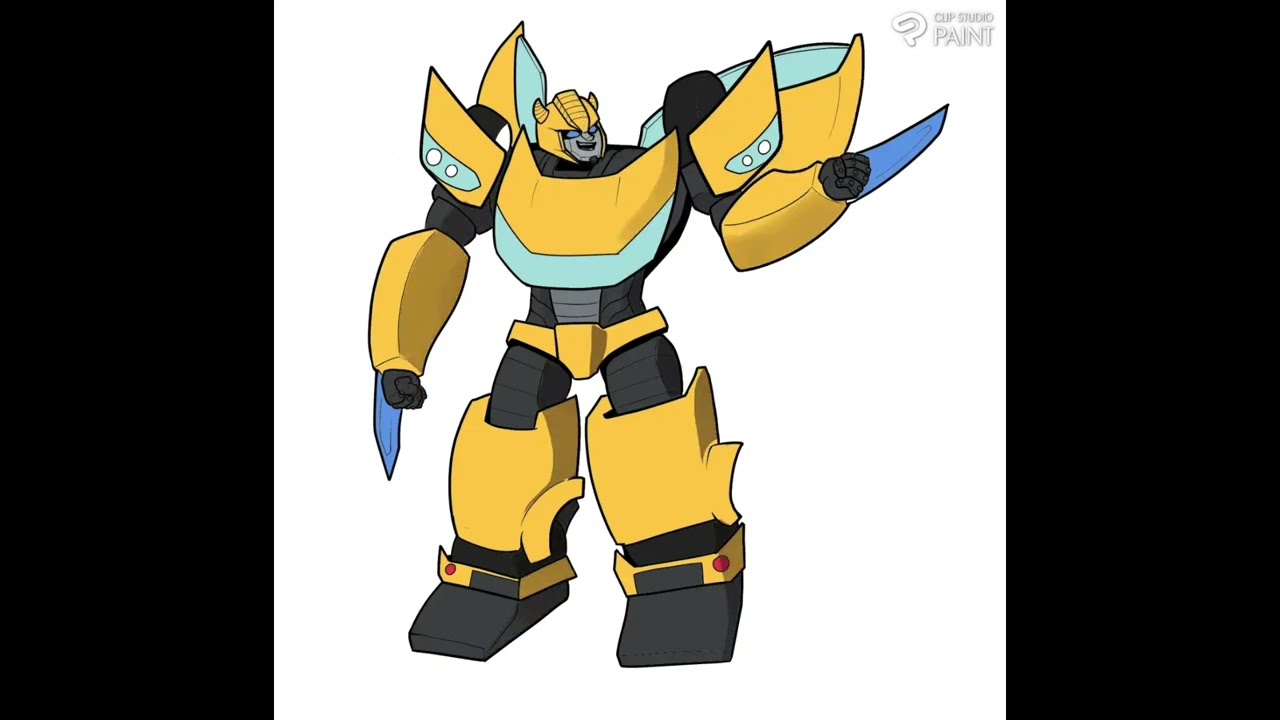Bumblebee Digital Drawing - Time Lapse