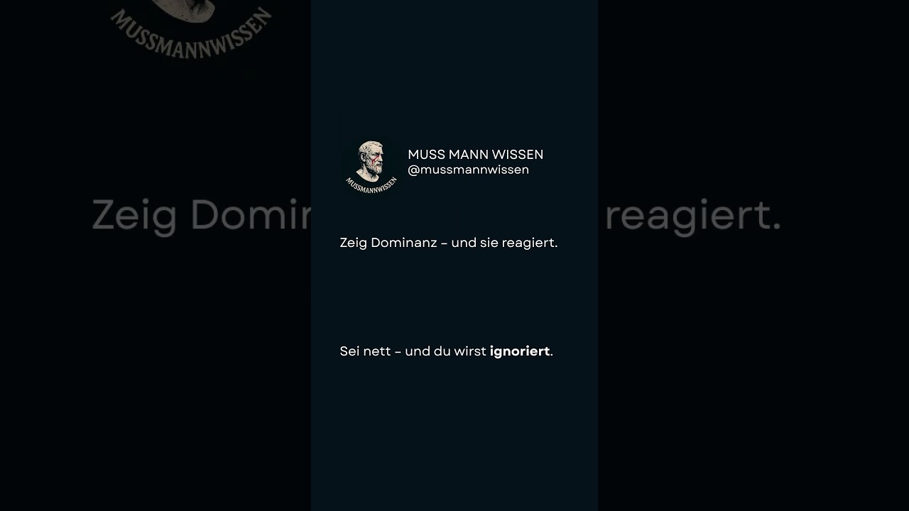 #frauenverstehen #selbstwert #beziehung #mannfraudynamik #selbstrespekt #dating #ehe