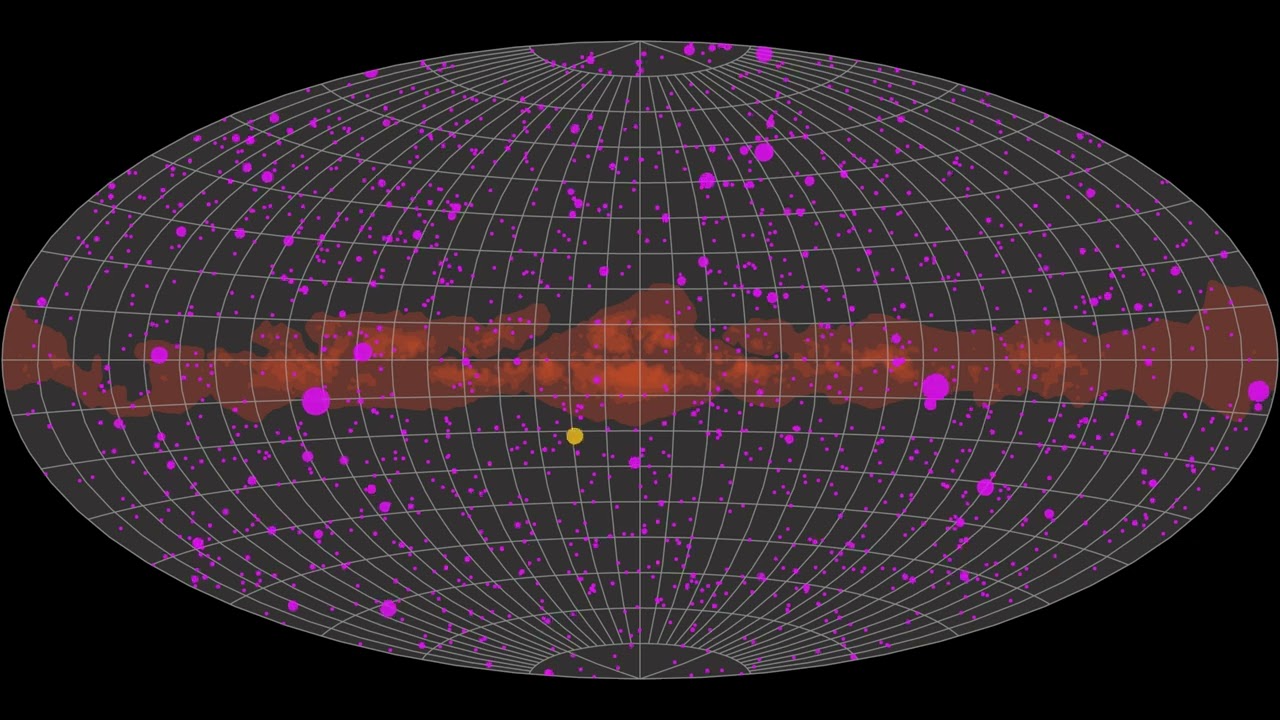 NASA&rsquo;s Fermi Gamma-ray Space Telescope Captures Dynamic Gamma-ray Sky