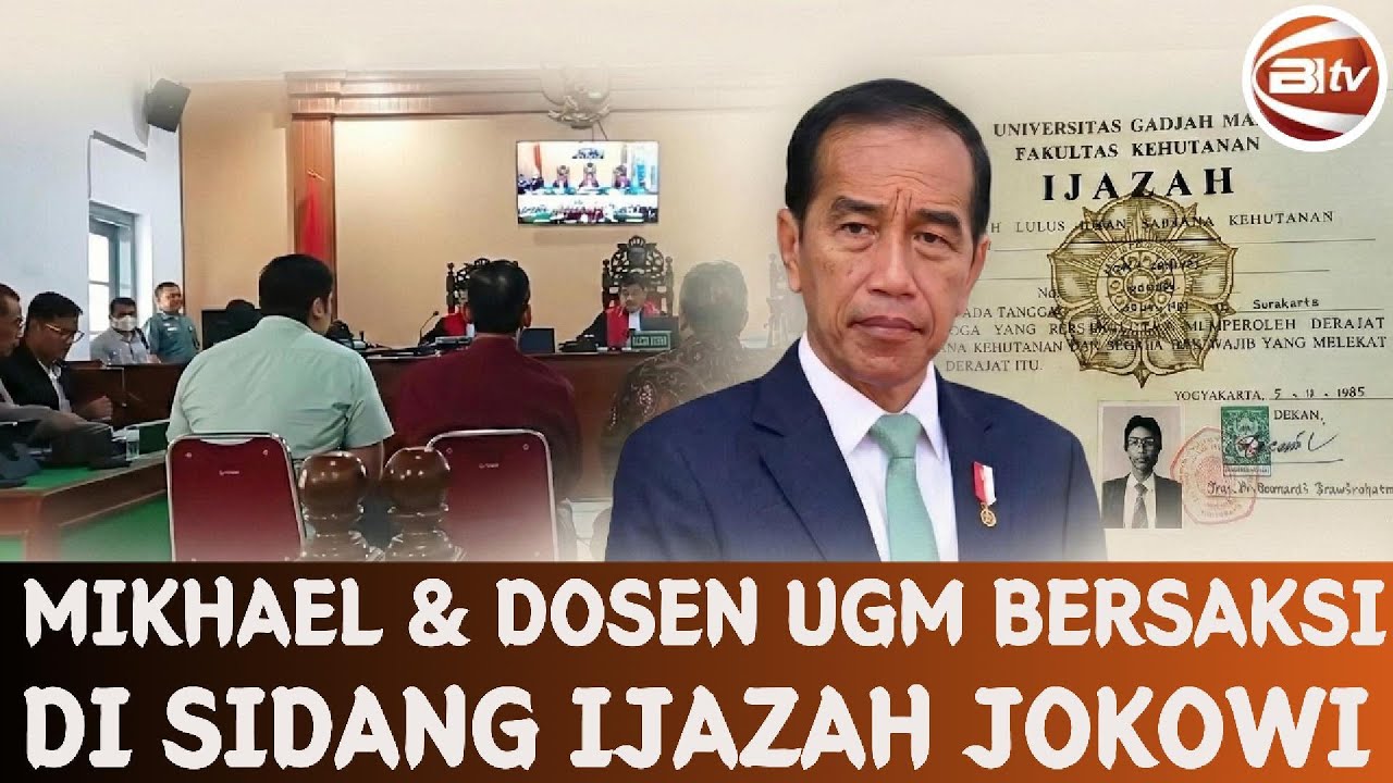 [FULL] Mikhael Sinaga dan Dosen UGM Bersaksi dalam Sidang Ijazah Jokowi di Solo